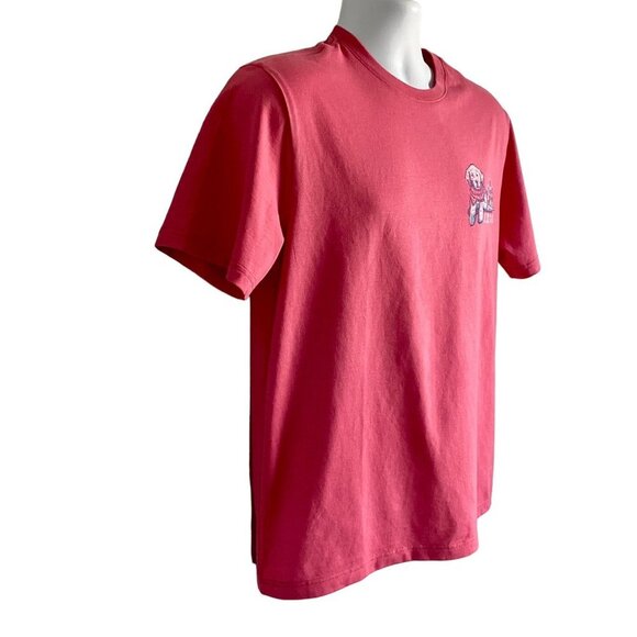 Izod Saltwater Beach Bum Graphic Tee Shirt with Dog Men's Medium - Picture 5 of 10